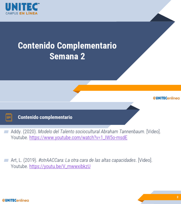 Contenido Complementario Semana 2 Psicología del talento | PDF