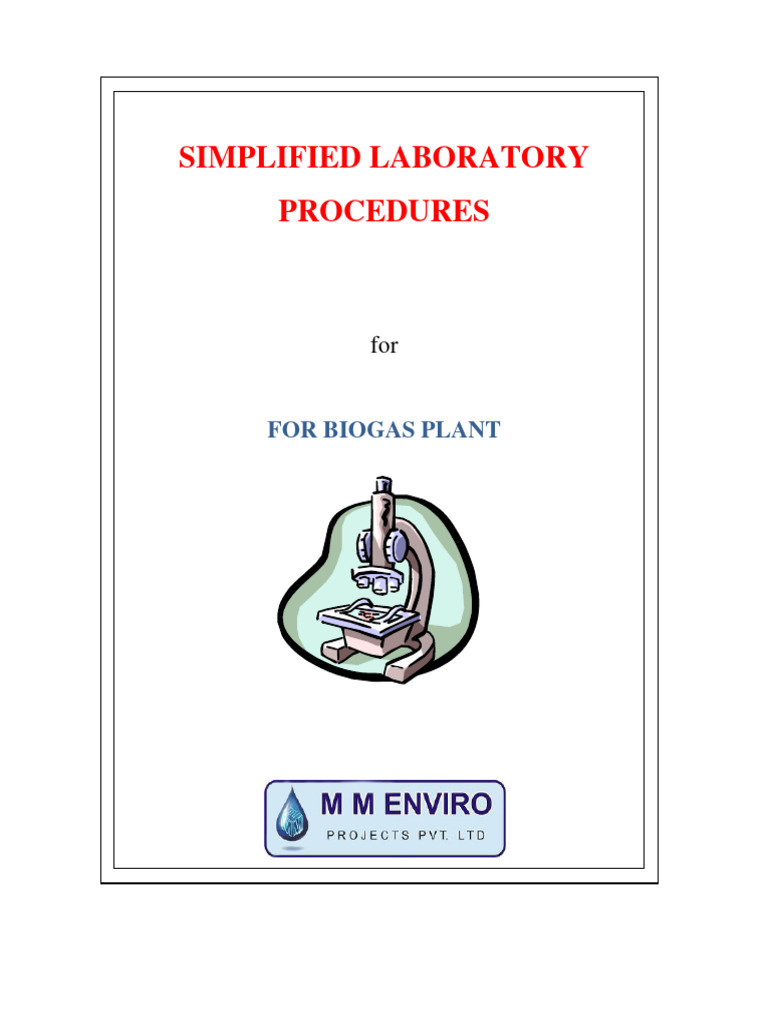 LAB ETP Good Laboratory_Analysis_Manual_-_New | PDF | Alkalinity ...