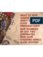 World Class Organization - PPT