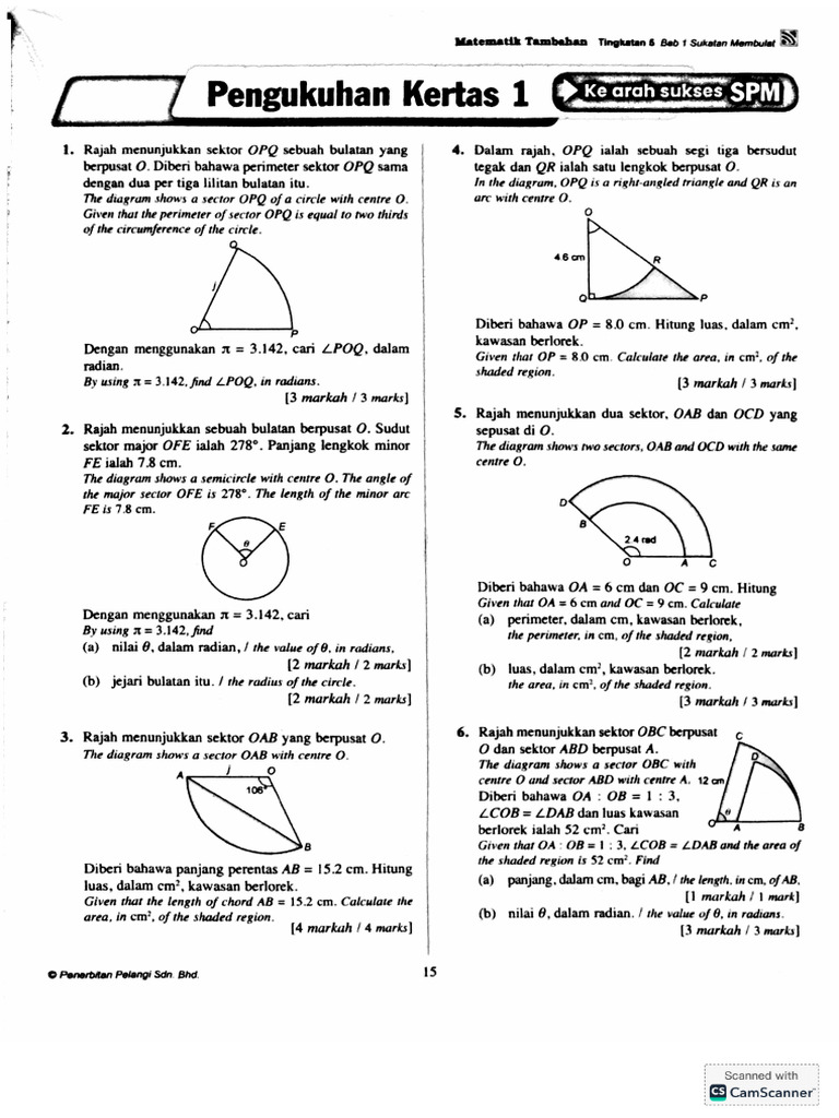 Ex Addmath F5 - Bab 1 | PDF