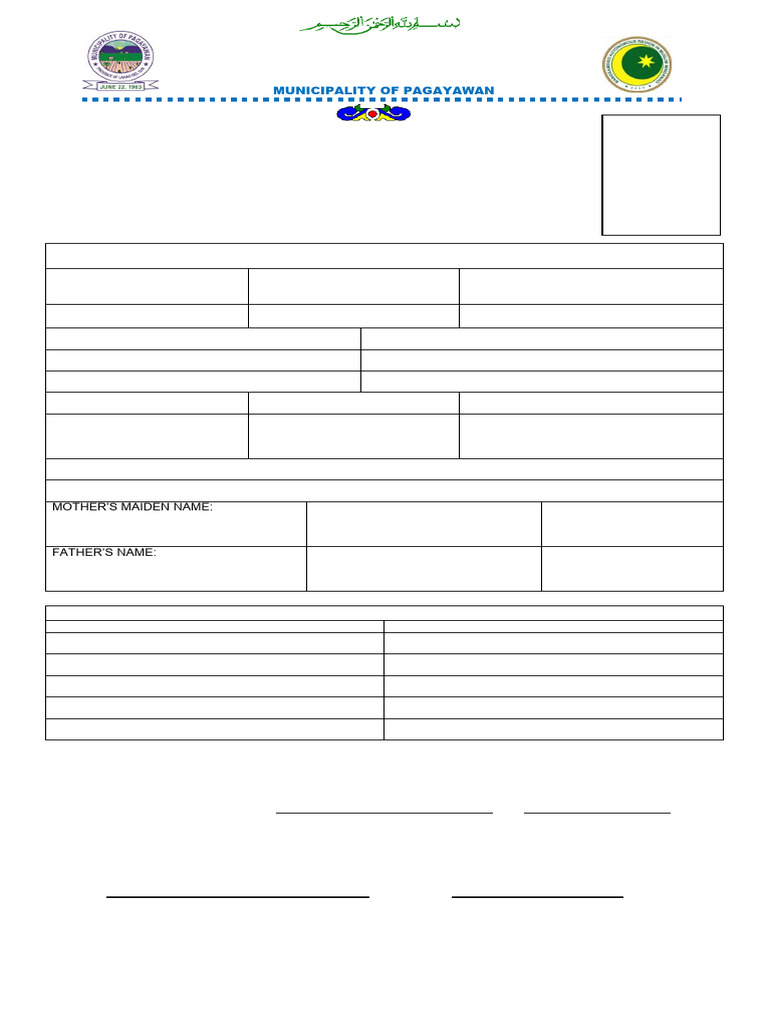 Scholar Bio Data Form | PDF