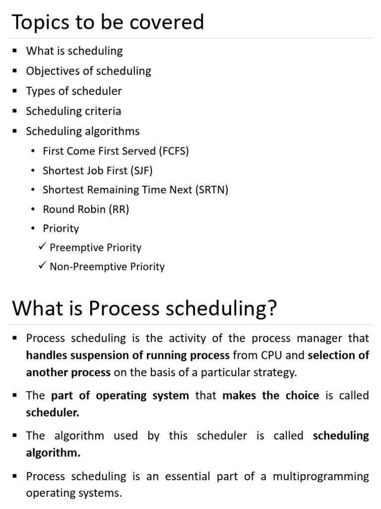 Unit-2_2 | PDF | Scheduling (Computing) | Concurrent Computing