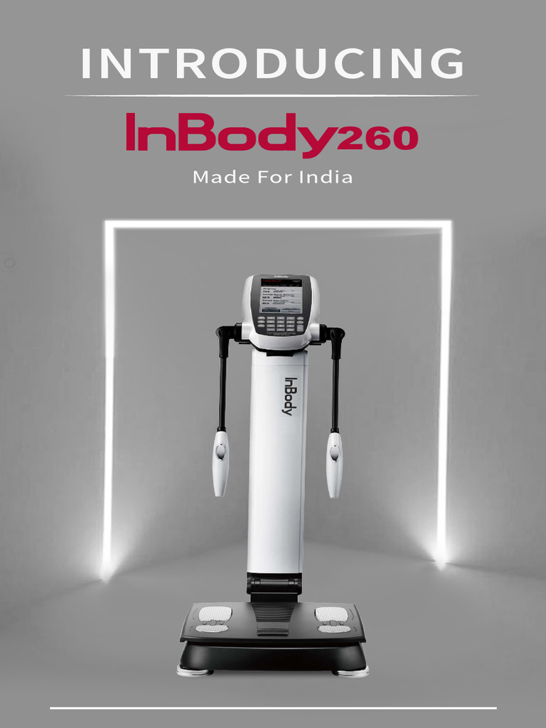 InBody260 Catalog Compressed | PDF | Body Shape | Anthropometry