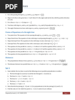 Straight Line Problem Solutions | PDF | Line (Geometry) | Slope