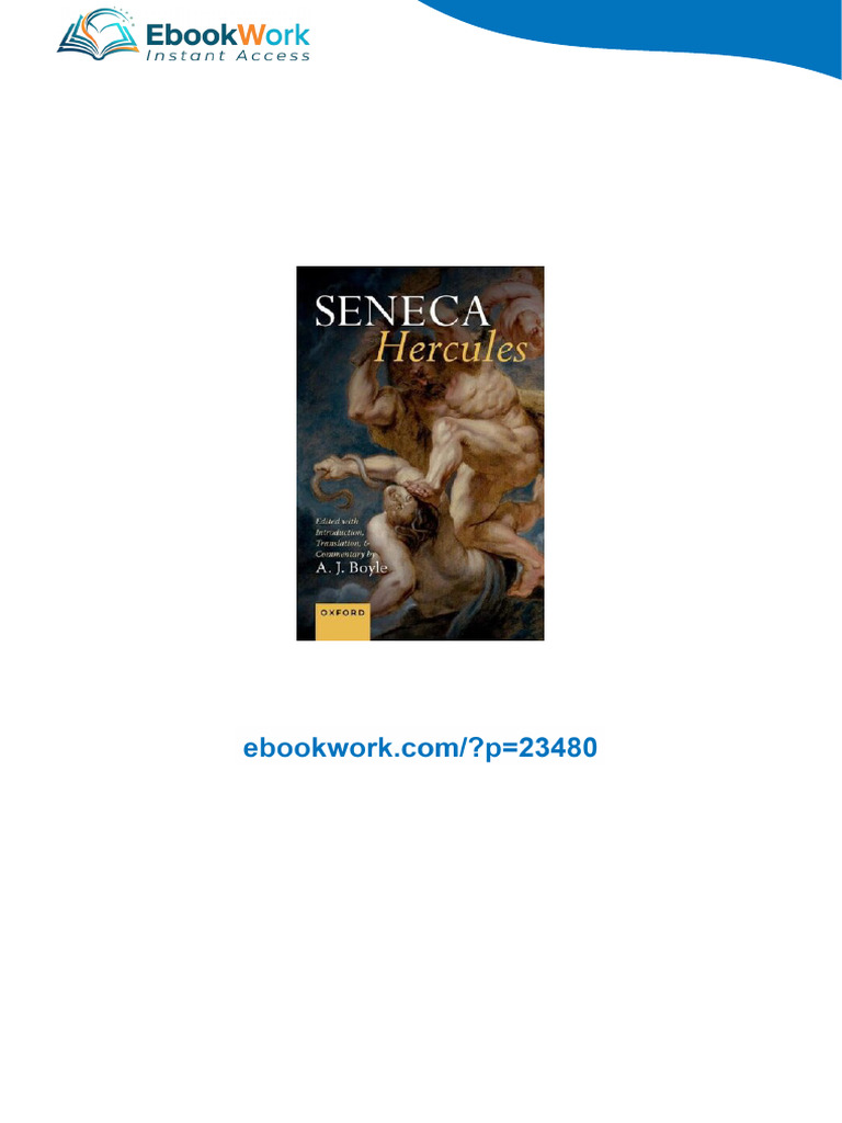 Seneca Hercules A. J. Boyle premium unlock | PDF | Seneca The Younger ...