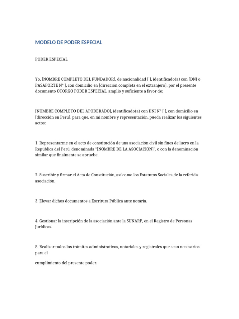 Modelo Poder | PDF