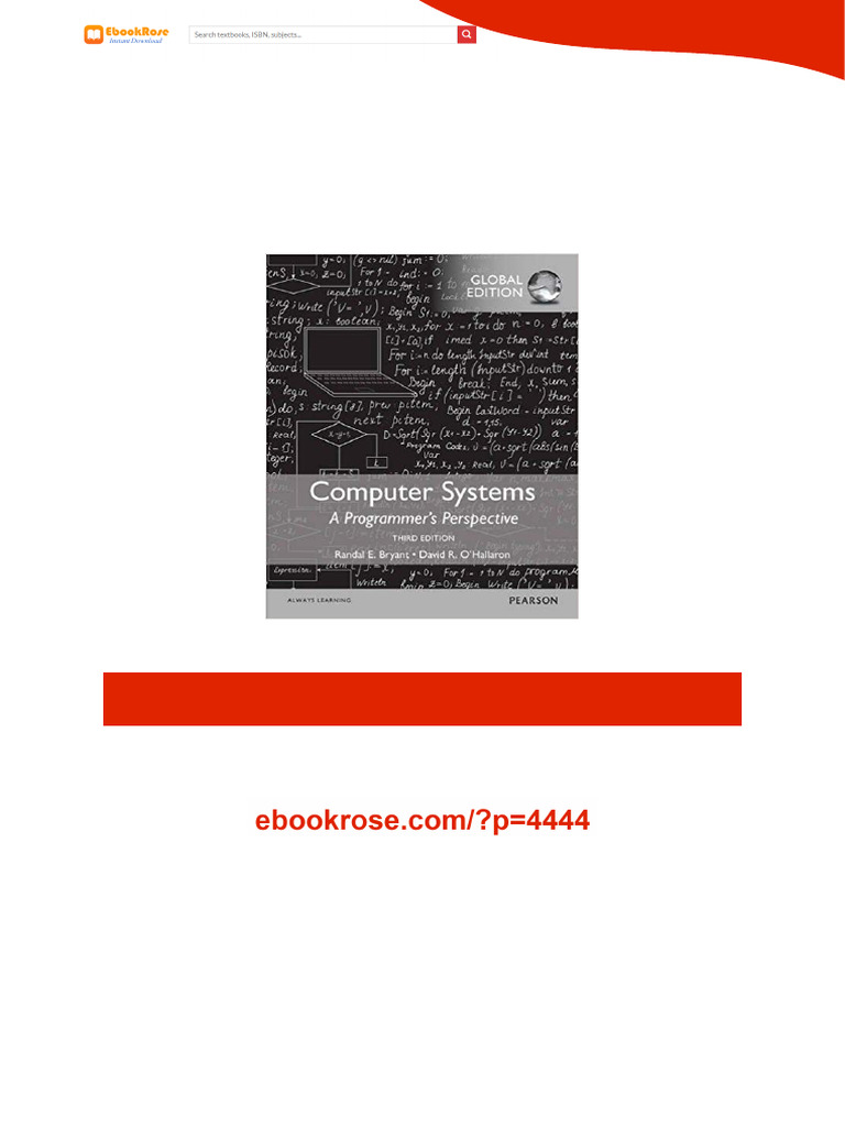 Read Computer Systems: A Programmer's Perspective 3nd Edition full ...