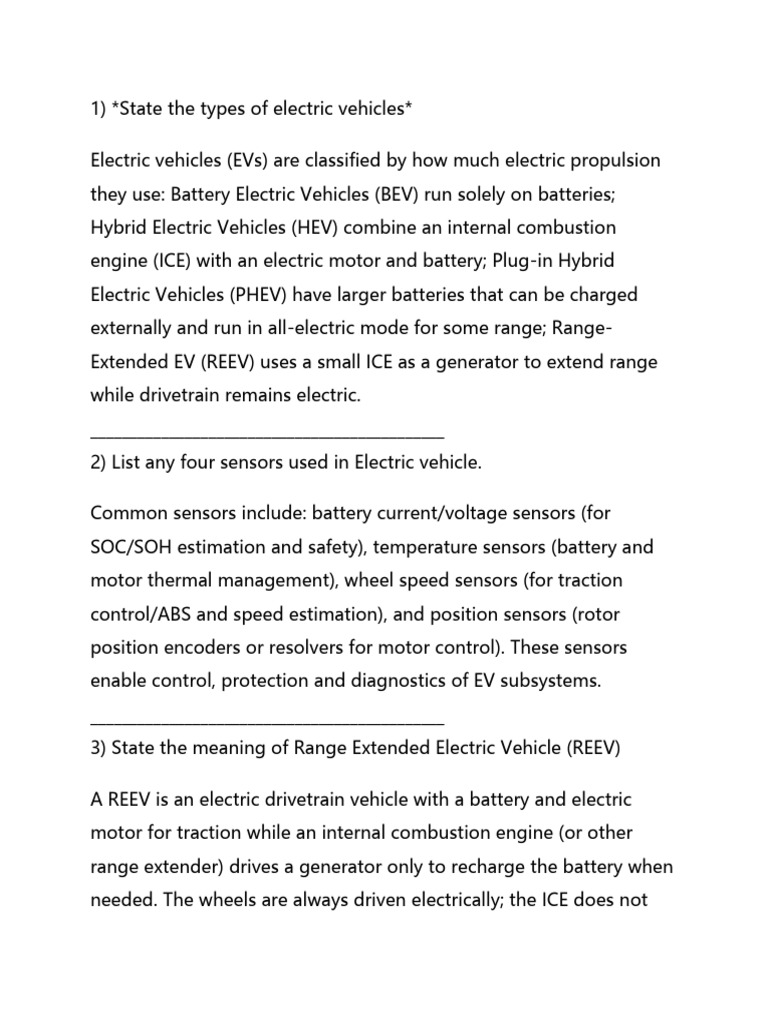 EVT 1 | PDF | Battery Charger | Electric Vehicle