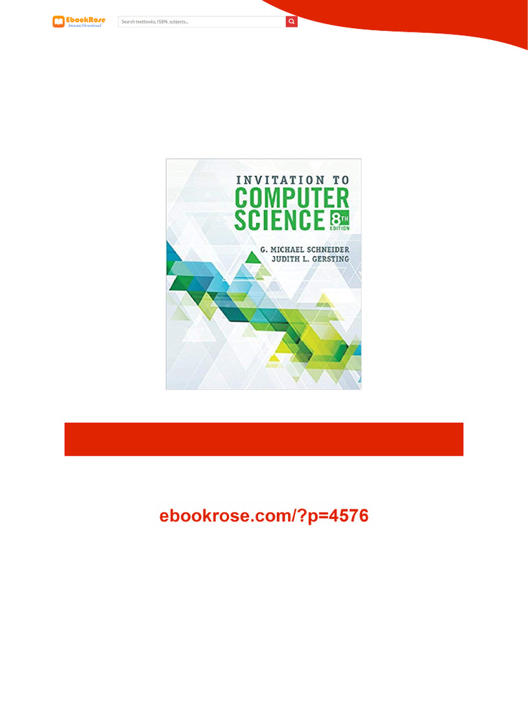 Invitation To Computer Science 8th Edition Completed Chapters | PDF ...