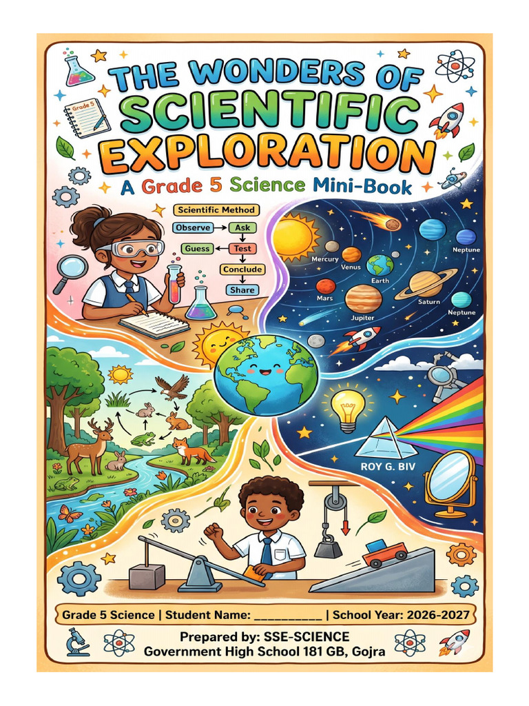 Grade 5 Science Mini-Book | PDF | Planets | Solar System