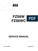 Yamaha Fazer FZ6 S2 2007 Service Manual ENG
