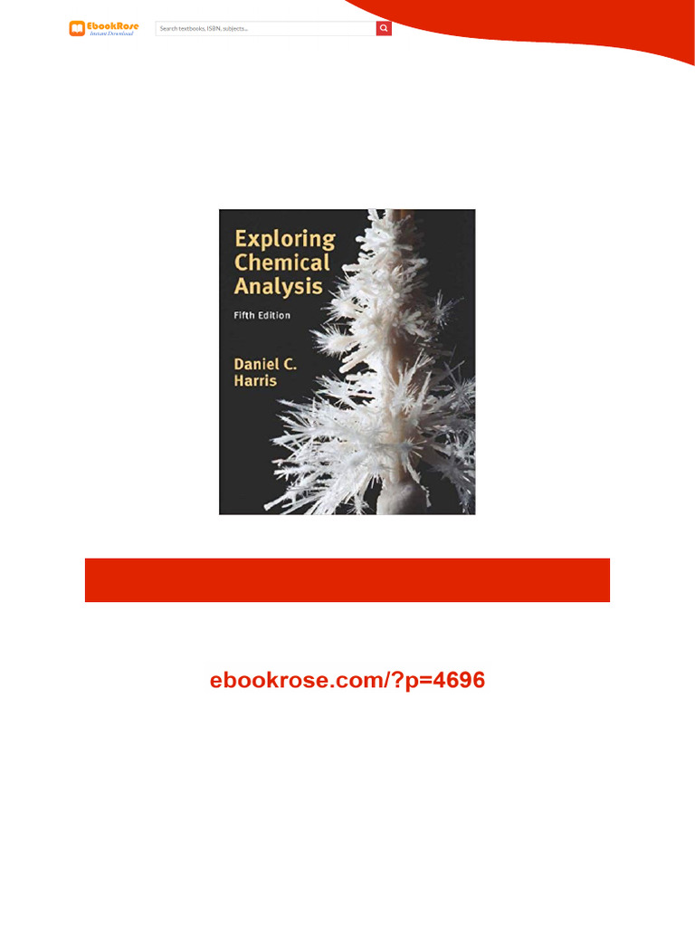 Exploring Chemical Analysis 5th Edition by Daniel C. Harris 2026 free ...