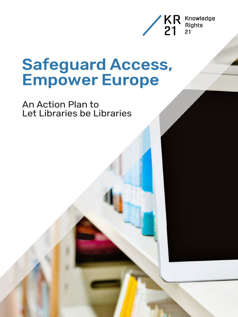 Kr21 Library Action Plan | PDF | Digital Rights Management | Libraries