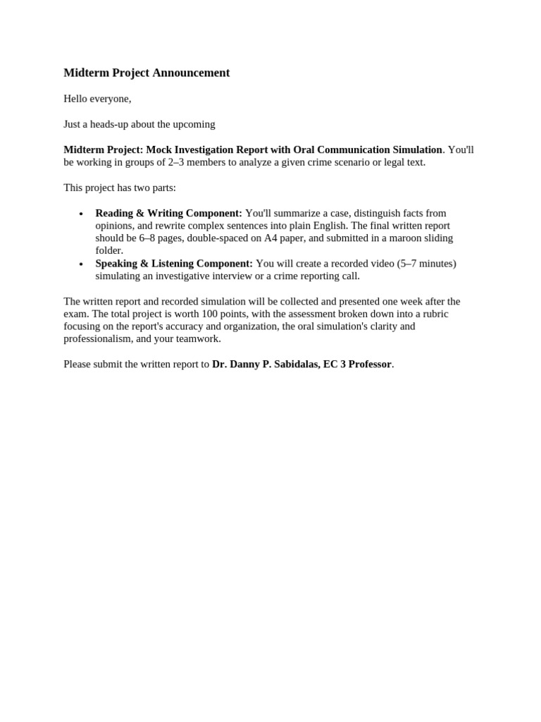 EC 3 Midterm Project (1) | PDF