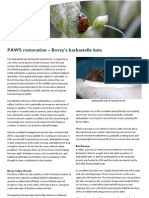 Bovey Valley - PAWS Restoration & Bats