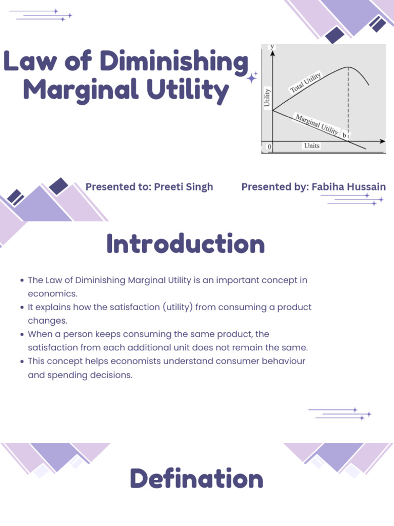 Law of Diminishing Marginal Utility_20260318_122952_0000 | PDF ...