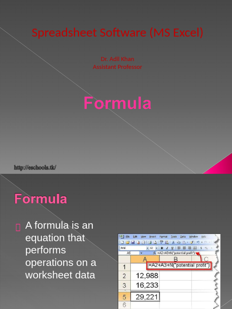 Week 5 Spreadsheet Software MS Excel 30092025 124056pm (1) | PDF