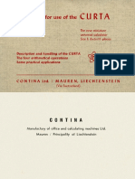 Instructions for Use of the CURTA