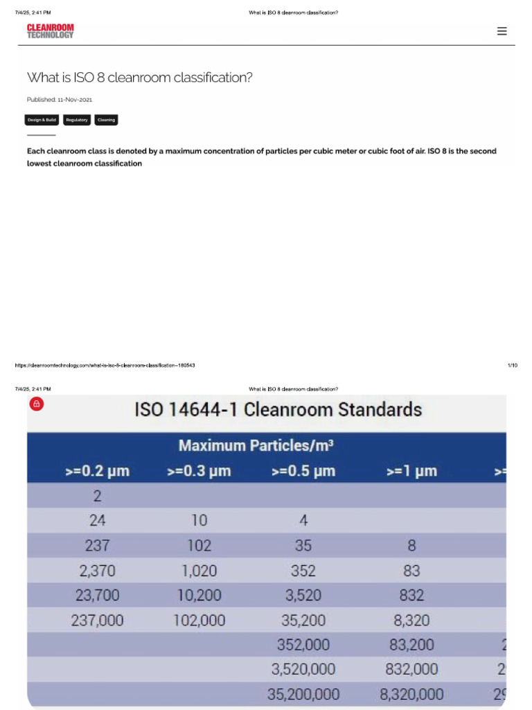 Cleanroom Technologies | PDF
