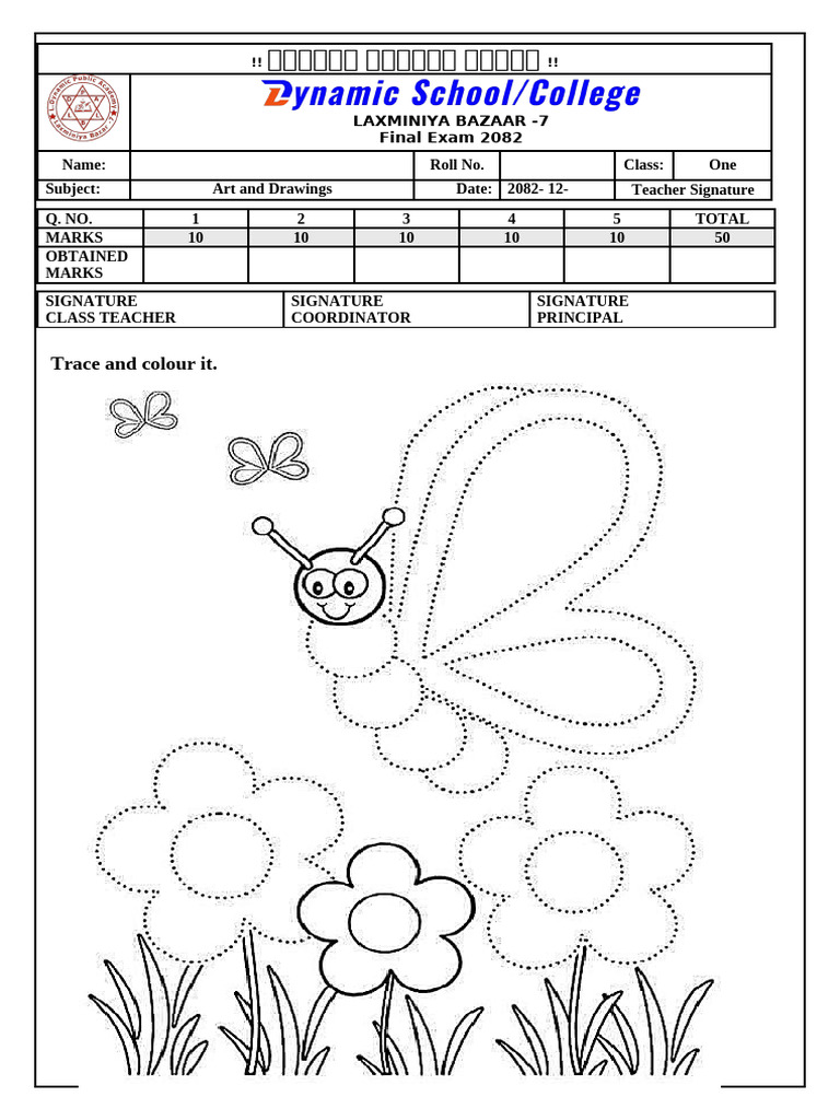 Class 1 Drawing | PDF