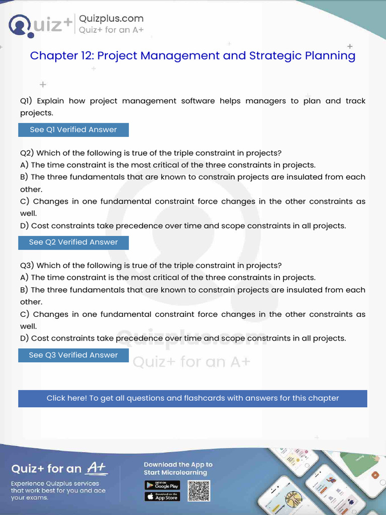 Explain How Project Management Software Helps Managers to Plan and ...