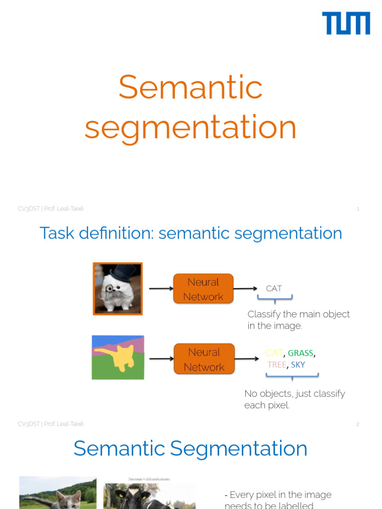 7.SemanticSegmentation.pptx | PDF | Image Segmentation | Applied ...