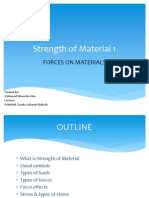 Strength of Material 1 - Forces On Material