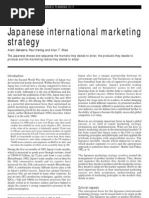 Japanese International Marketing Strategy