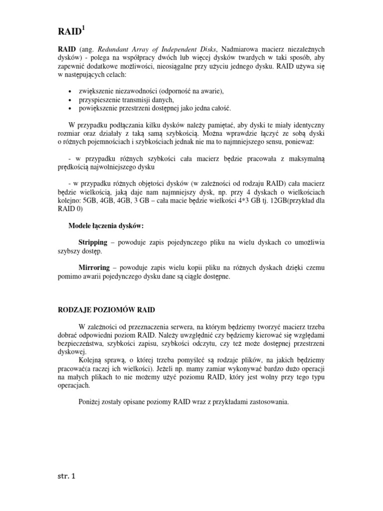RAID | PDF