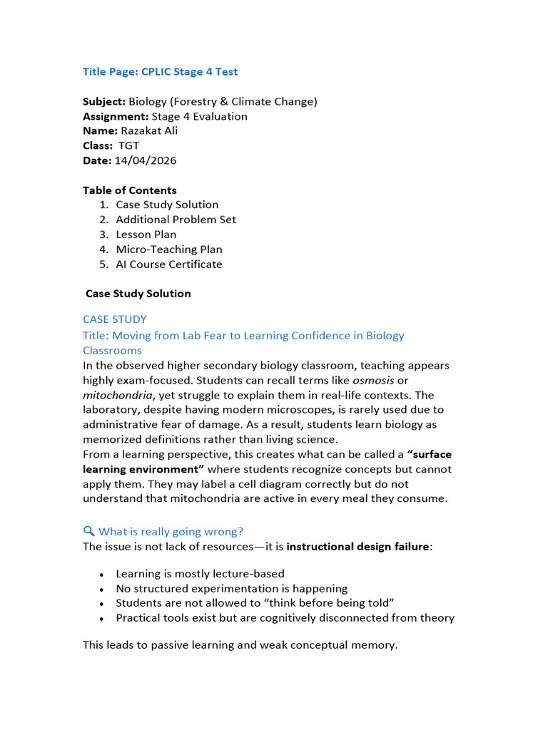 Professonal Teaching Course | PDF | Lateralization Of Brain Function ...