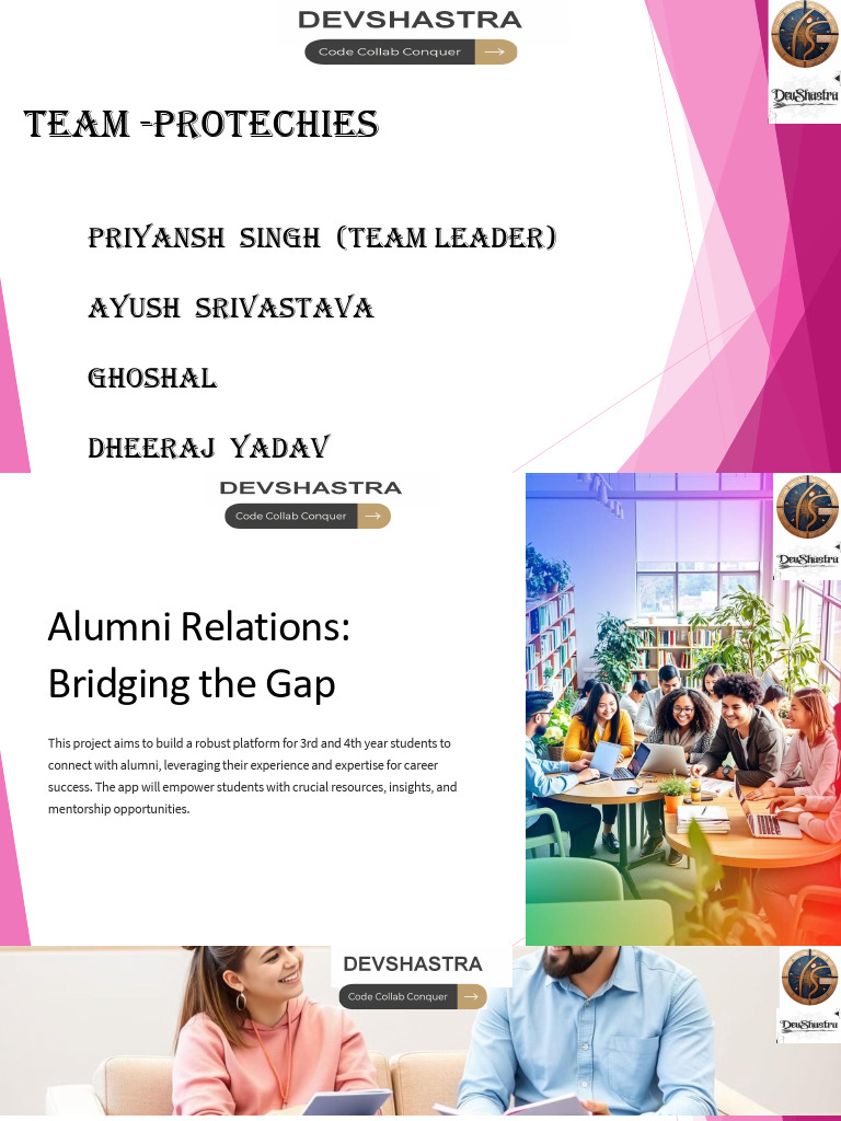 Alumni Relations Bridging the Gap(DEVSHASTRA) | PDF | Internet Of ...