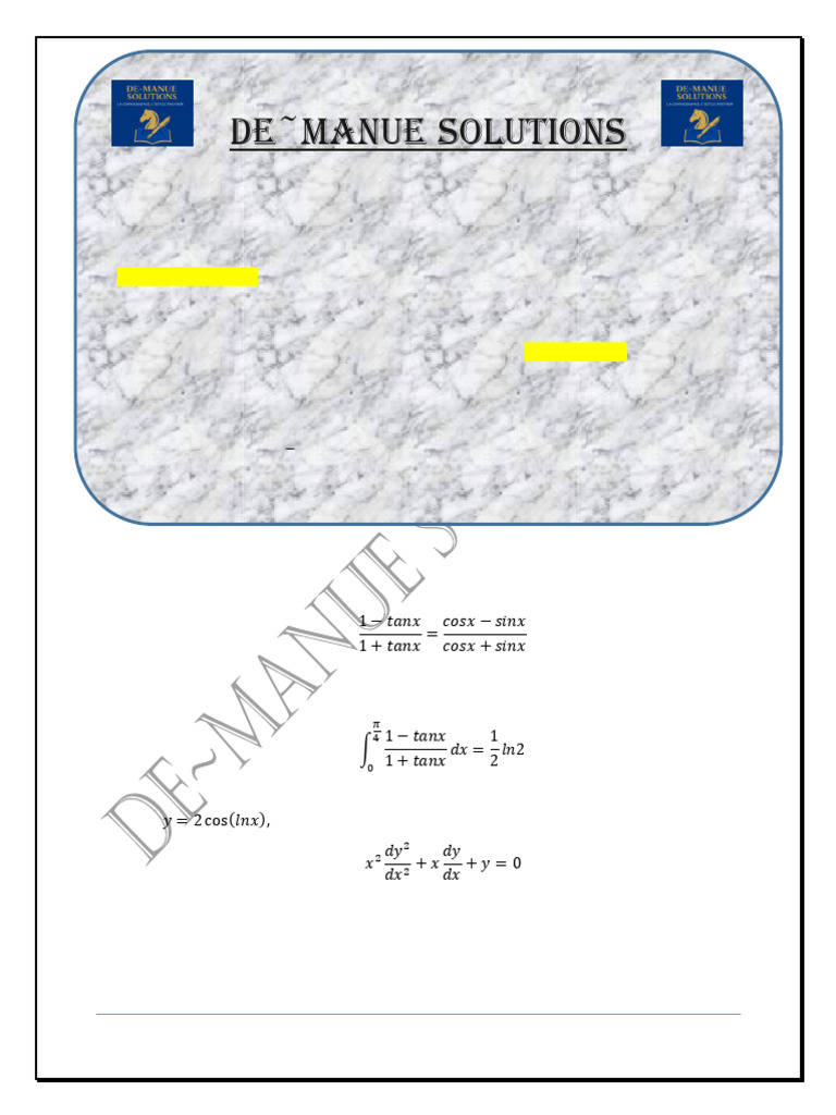 2026 _REVISION_ TEST 3_ DE~MANUE SOLUTIONS | PDF | Pi | Sphere