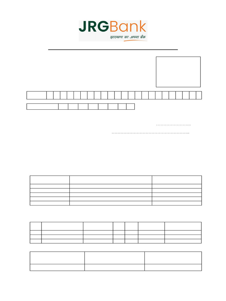 Application & Doc JLG Model-I Model a(Revised) | PDF | Banks | Loans
