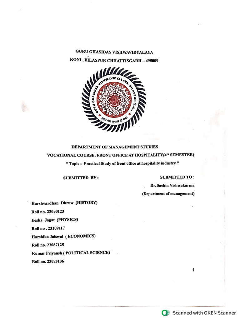 Field Report (Sample) | PDF