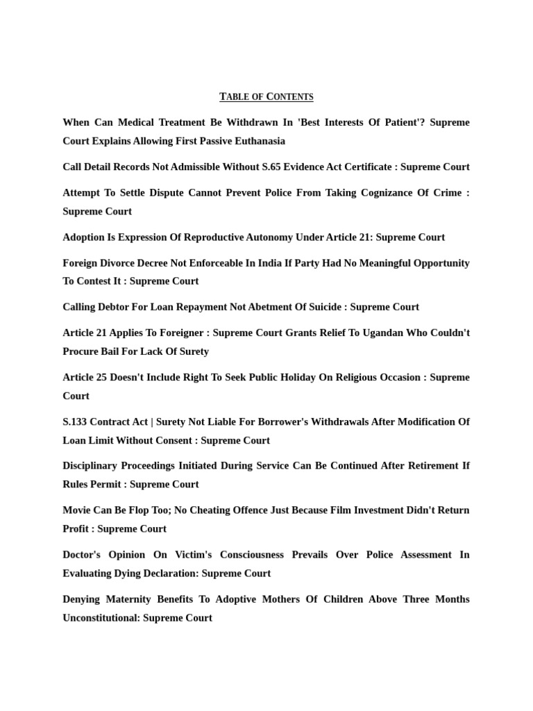 March Legal Compendium | PDF | Bail | Surety