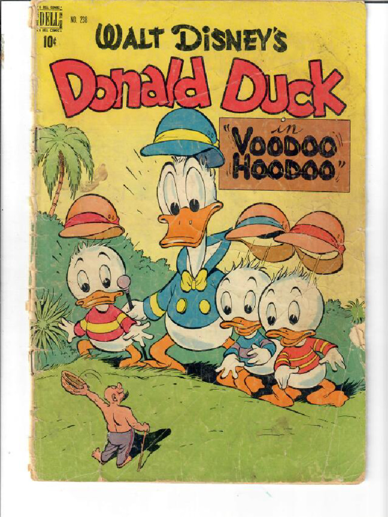 1947 1953 Walt Disneys Donald Duck Front Back Inside Page. G.H. Balazs ...