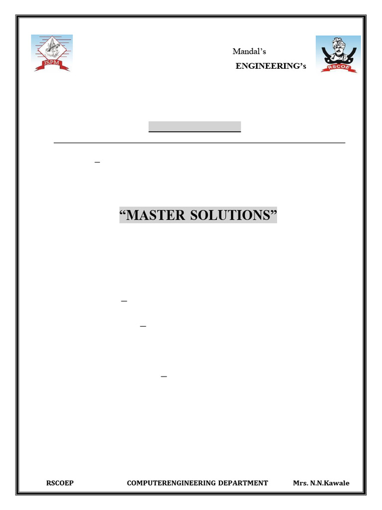 Nis (316317) Master Solution...... | PDF | Encryption | Cryptography