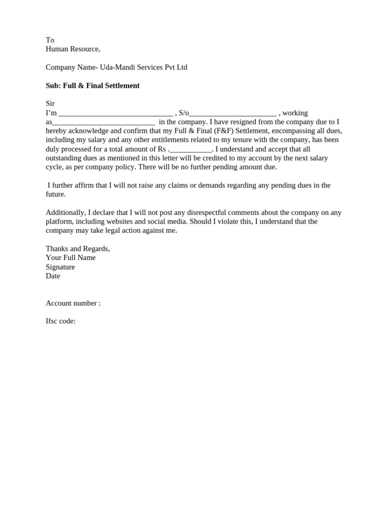 Fnf Form Updated | PDF