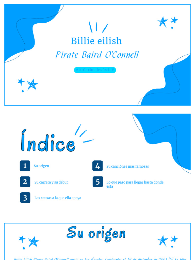 Presentación de Billie Eilish | PDF | Música grabada | Álbumes