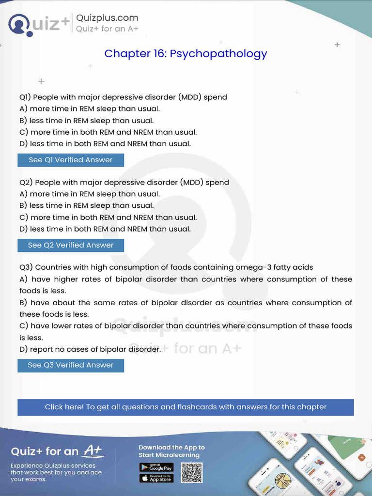 People With Major Depressive Disorder Mdd Spend | PDF | Pituitary Gland ...