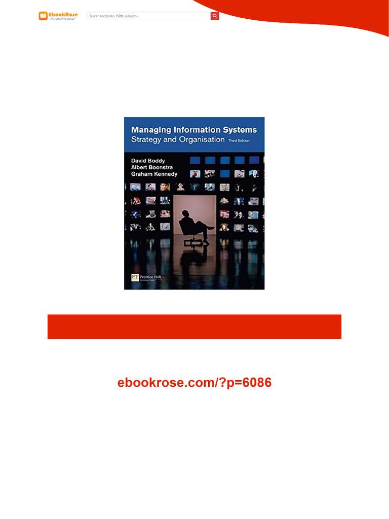 Managing Information Systems: Strategy and Organisation 3rd Edition ...
