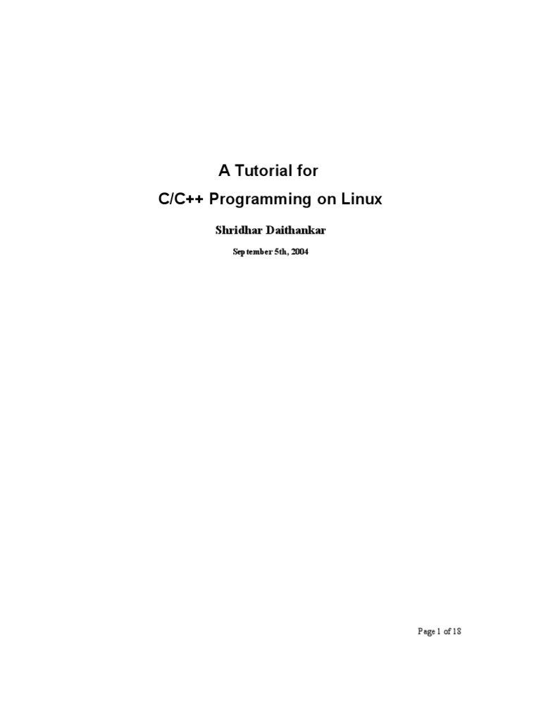 C Programming On Linux | PDF | Library (Computing) | Version Control