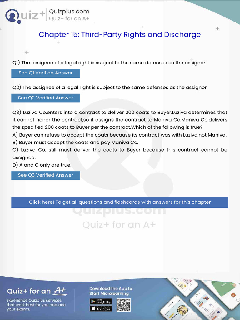 The Assignee of a Legal Right is Subject to the Same Defenses as the ...