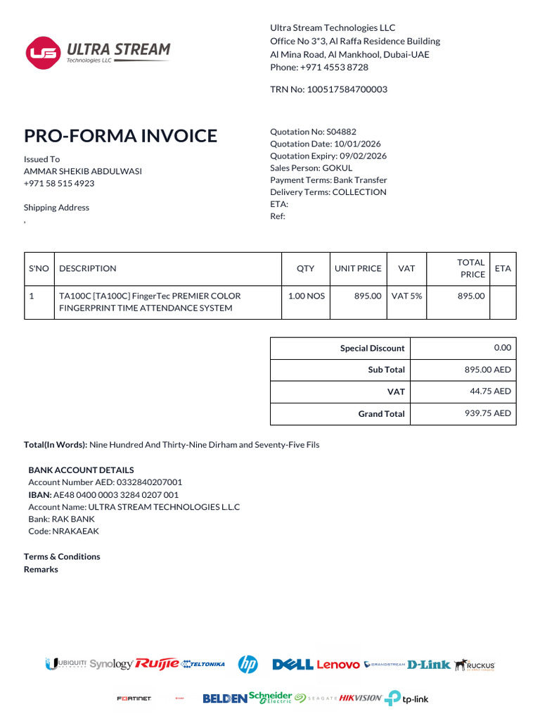 Pro Forma s04882 | PDF