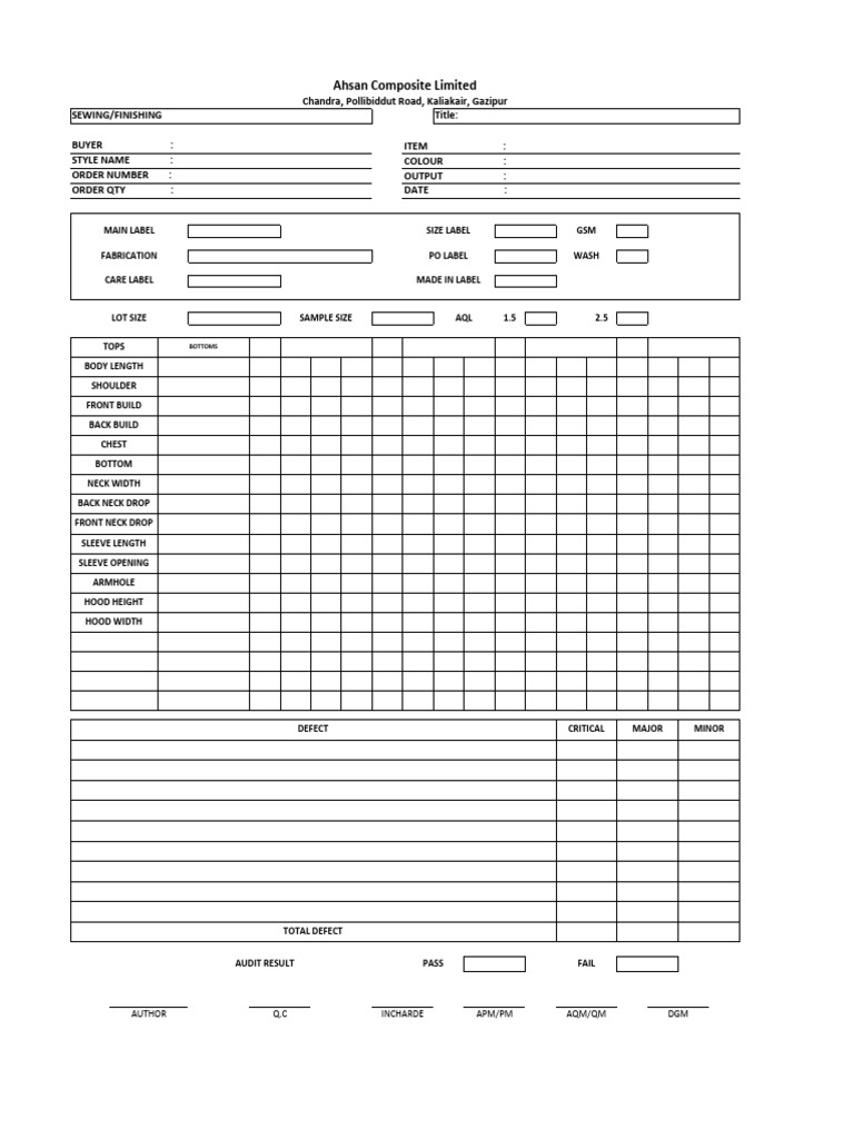 Inline Inspection Report (1) | PDF