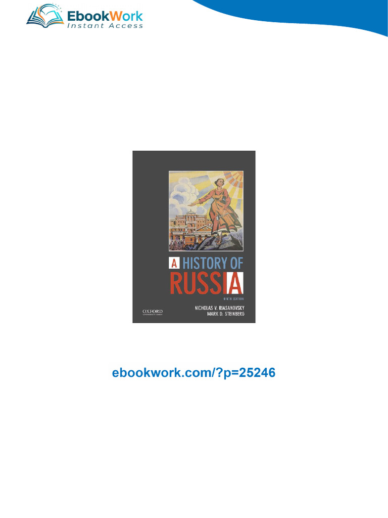 A History of Russia 9th Edition Nicholas V. Riasanovsky Premium