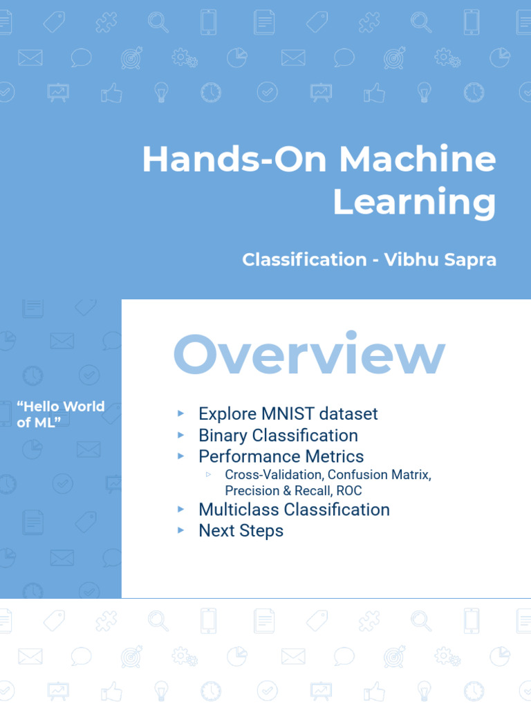 Hands-On Machine Learning MNIST + Classification | PDF | Receiver ...