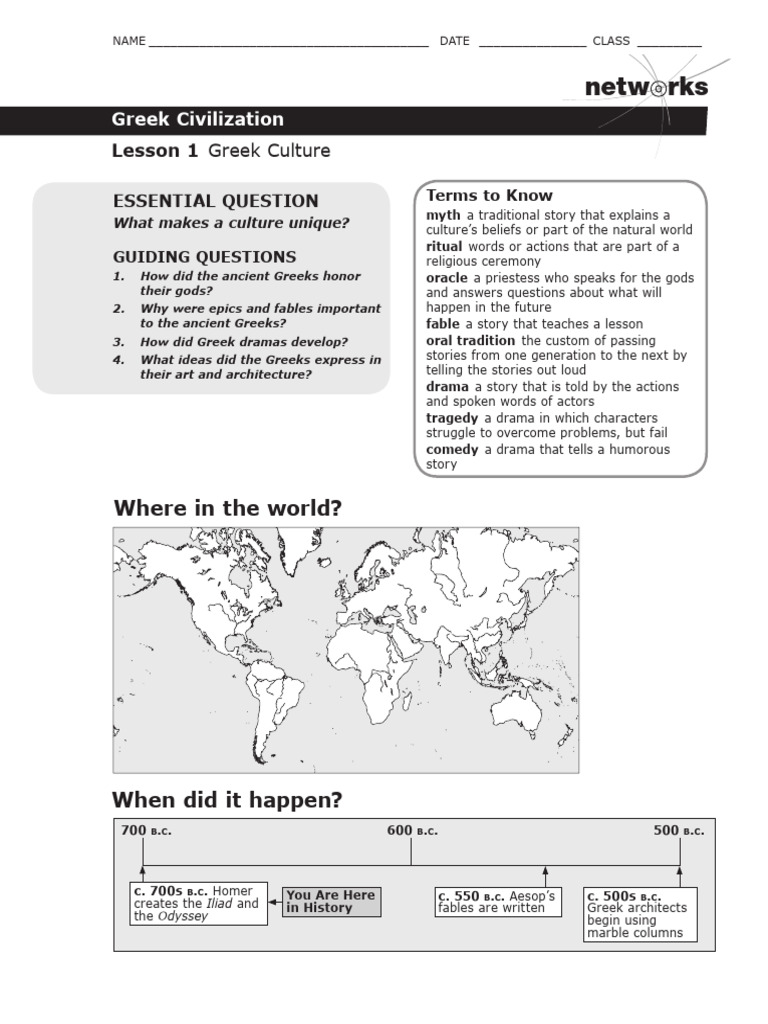 worksheet Greek civilization all | PDF | Socrates | Odyssey