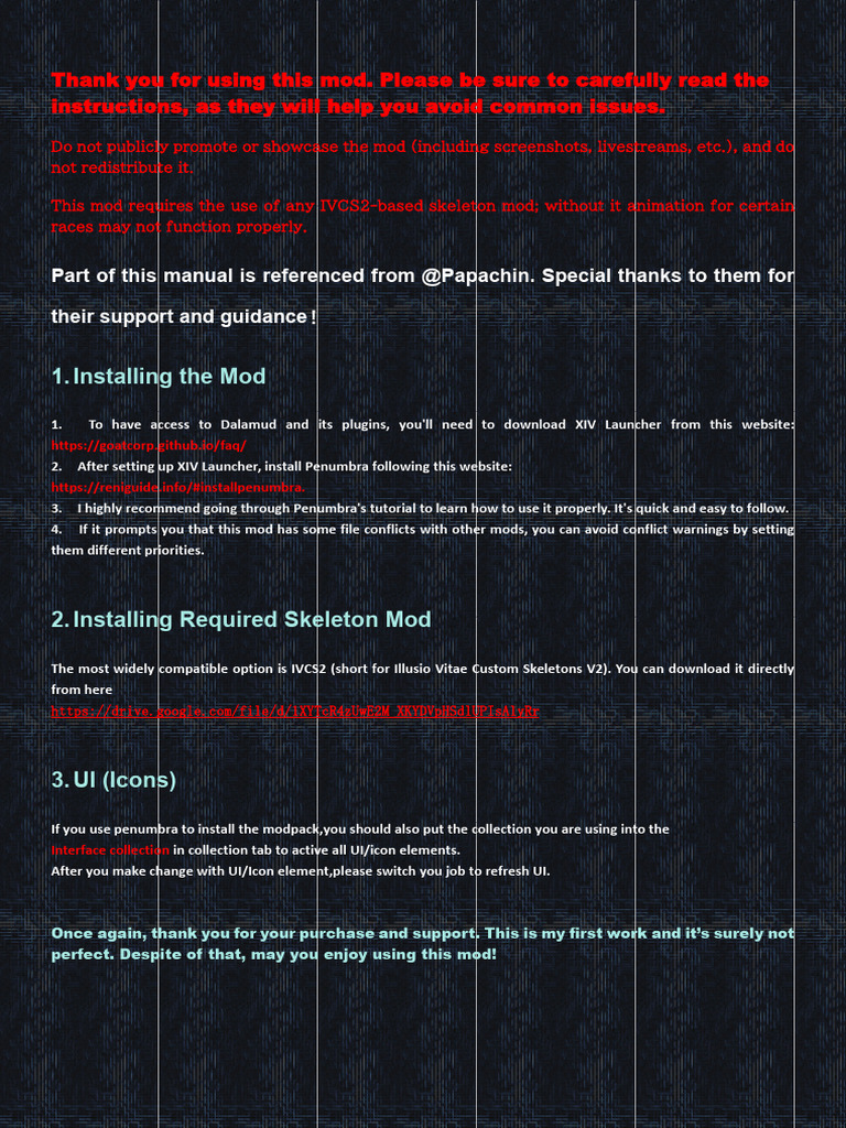 Instructions (Read First) | PDF