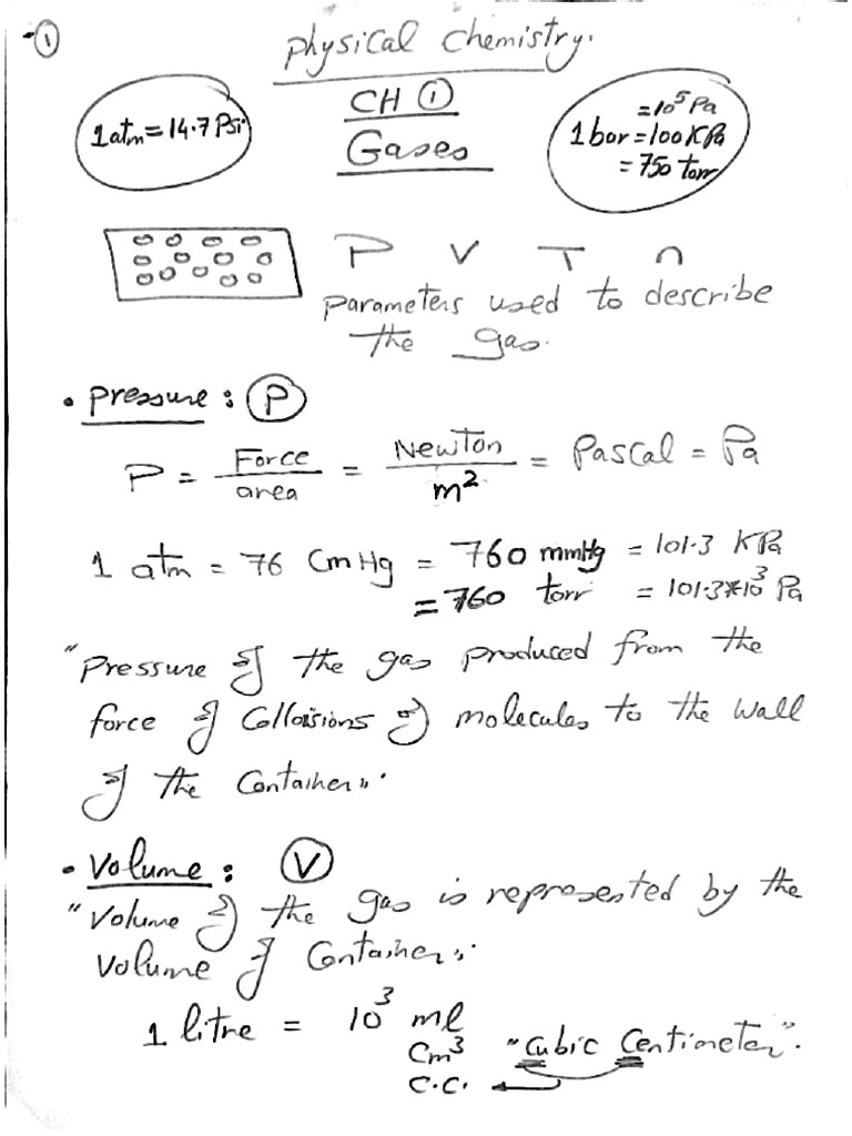 01 - Gas 1 General Gas Law | PDF